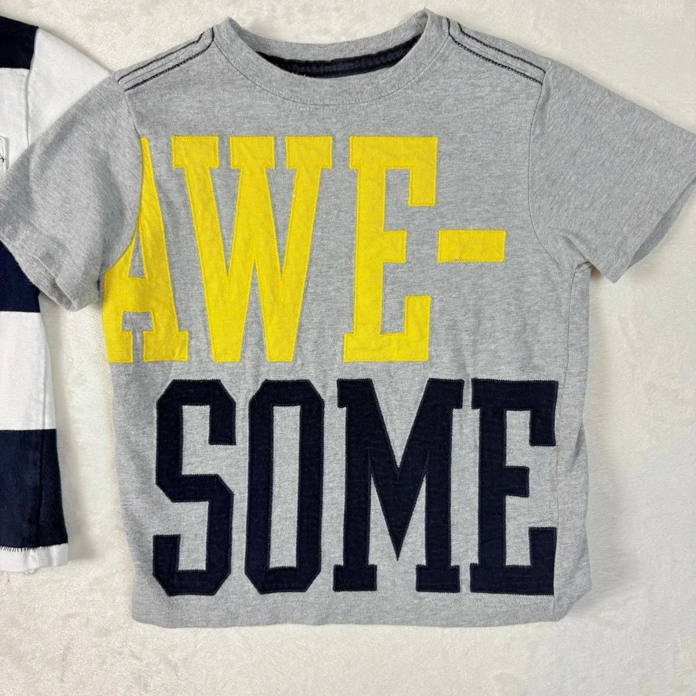 Vineyard Vines Gap Kids Boys 4T Blue‎ White Grey Polo T-Shirt Lot Excellent 4pc